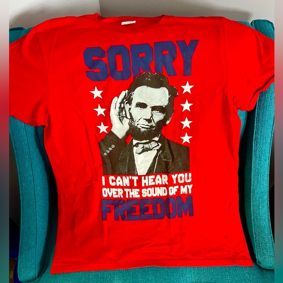 Freedom Red Tees - Short Sleeve - Picture 1 of 1